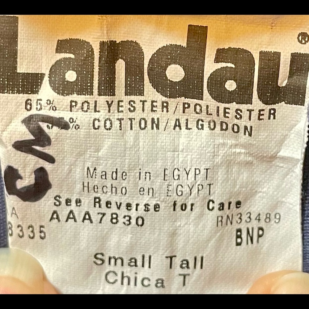 Landau Scrub Pants, Small Tall in Navy - Picture 3 of 3